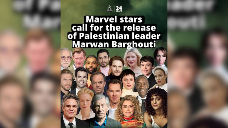 Lebih 20 pelakon Marvel sertai kempen bebaskan ahli politik Palestin Marwan Barghouti