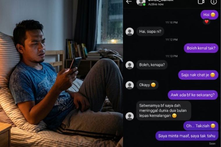 Buat akaun palsu nak uji kesetiaan kekasih, pemuda akhirnya pilih angkat kaki - “Dia beritahu BF dah 2 bulan meninggal dunia“