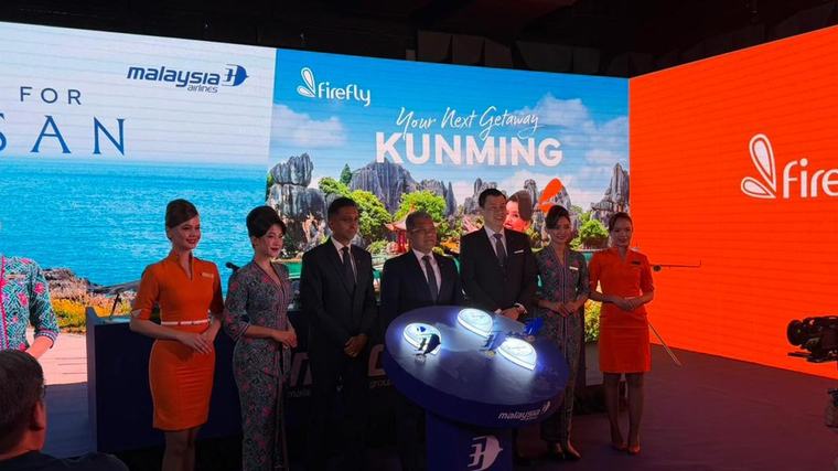 Malaysia Airlines kembali terbang ke Busan selepas hampir 30 tahun, Firefly ke Kunming