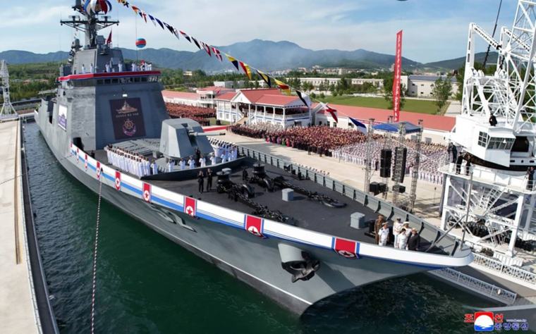 North Korea’s Kim says new destroyer will be part of nuclear response system