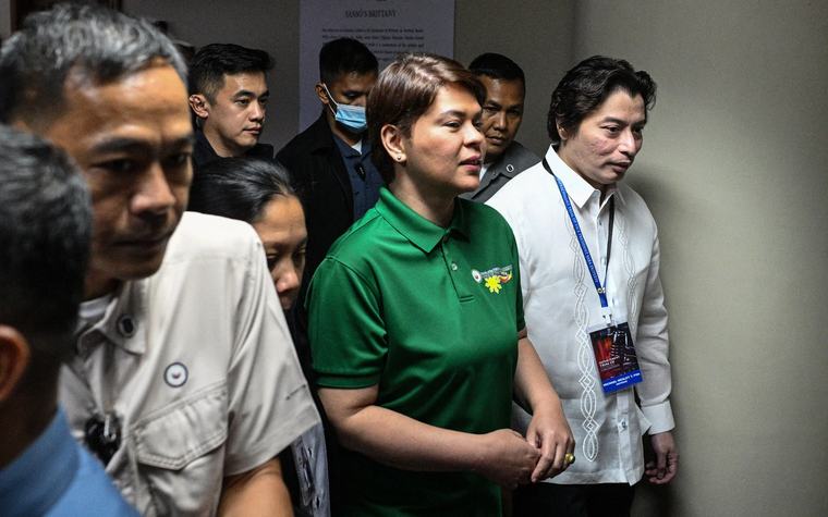 Philippine court issues arrest warrant for VP Duterte