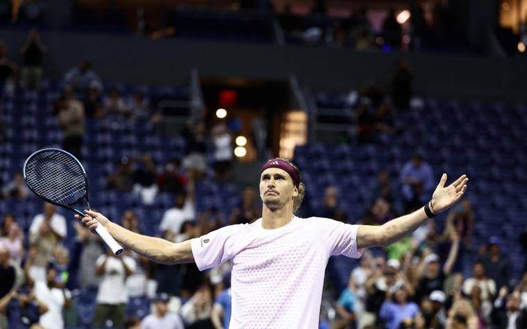 Zverev survives Sonego epic to reach US Open second round