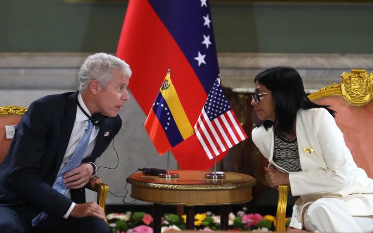US energy secretary oversees signing of Trump’s ‘biggest’ oil deal in Venezuela