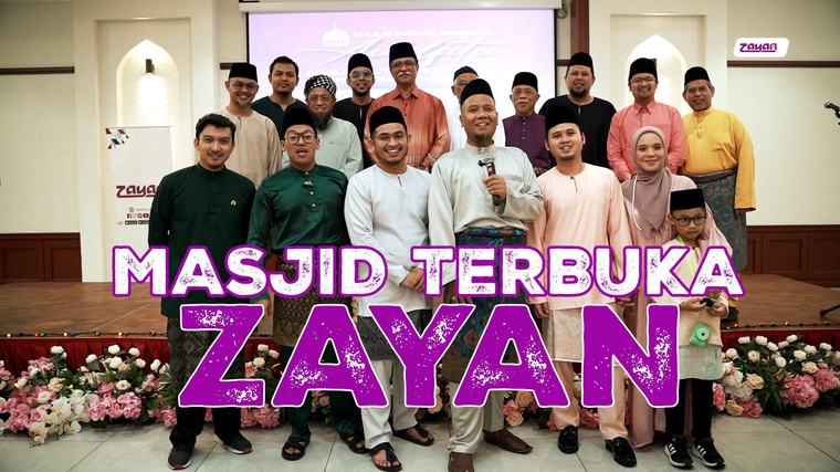 Kemeriahan majlis hari raya Di MASJID TERBUKA ZAYAN