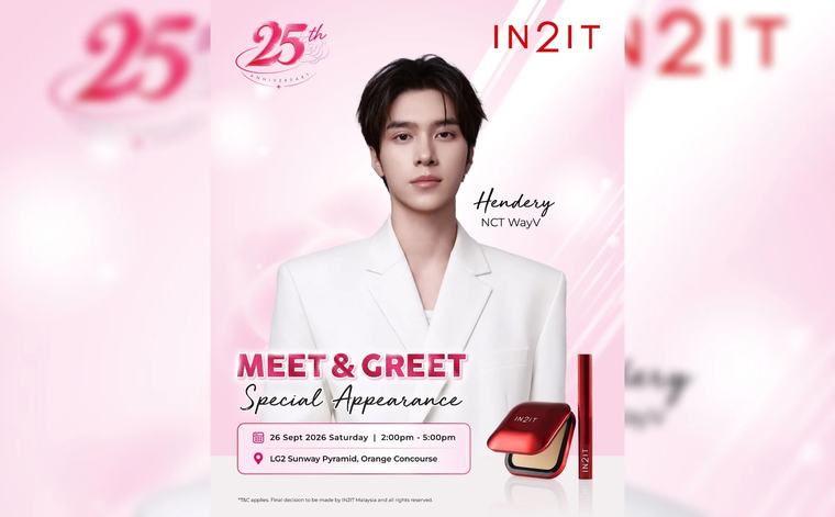IN2IT Malaysia Bawa Hendery NCT WayV Temui Peminat Sempena Ulang Tahun Ke-25